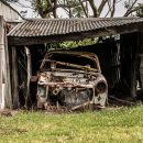 Where do junked cars go when they are abandoned?
